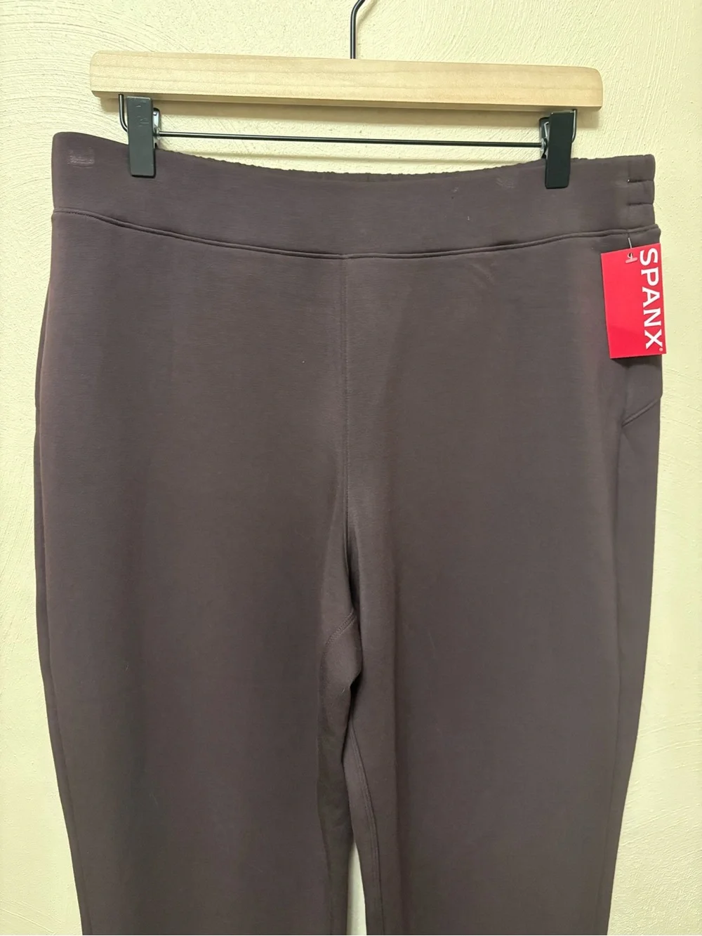 SPANX AirEssentials Slim Straight Pant Truffle Brown Size XL Petite XLP NWT New
